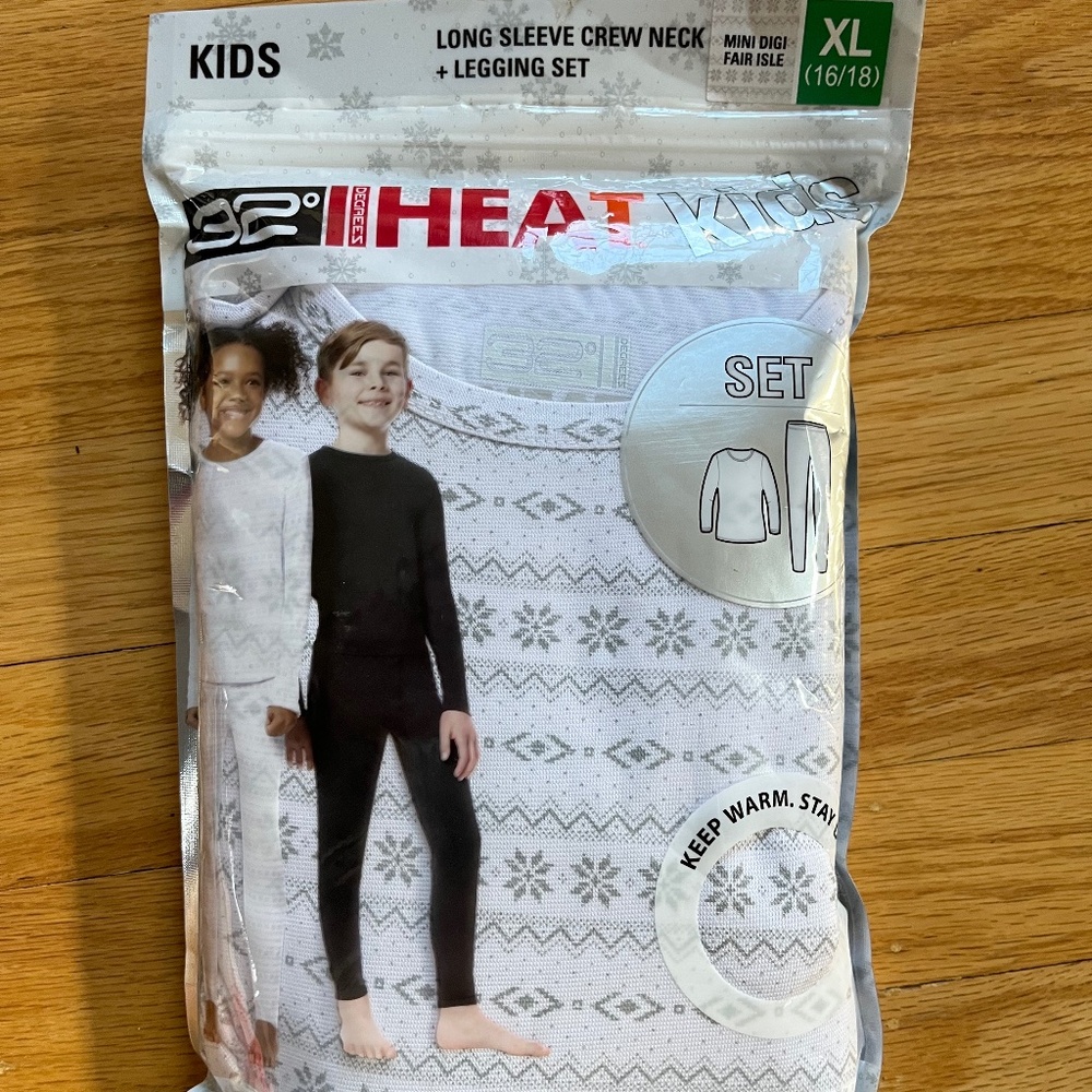 32 Degree Baselayer Set - Kids - XL 16/18
